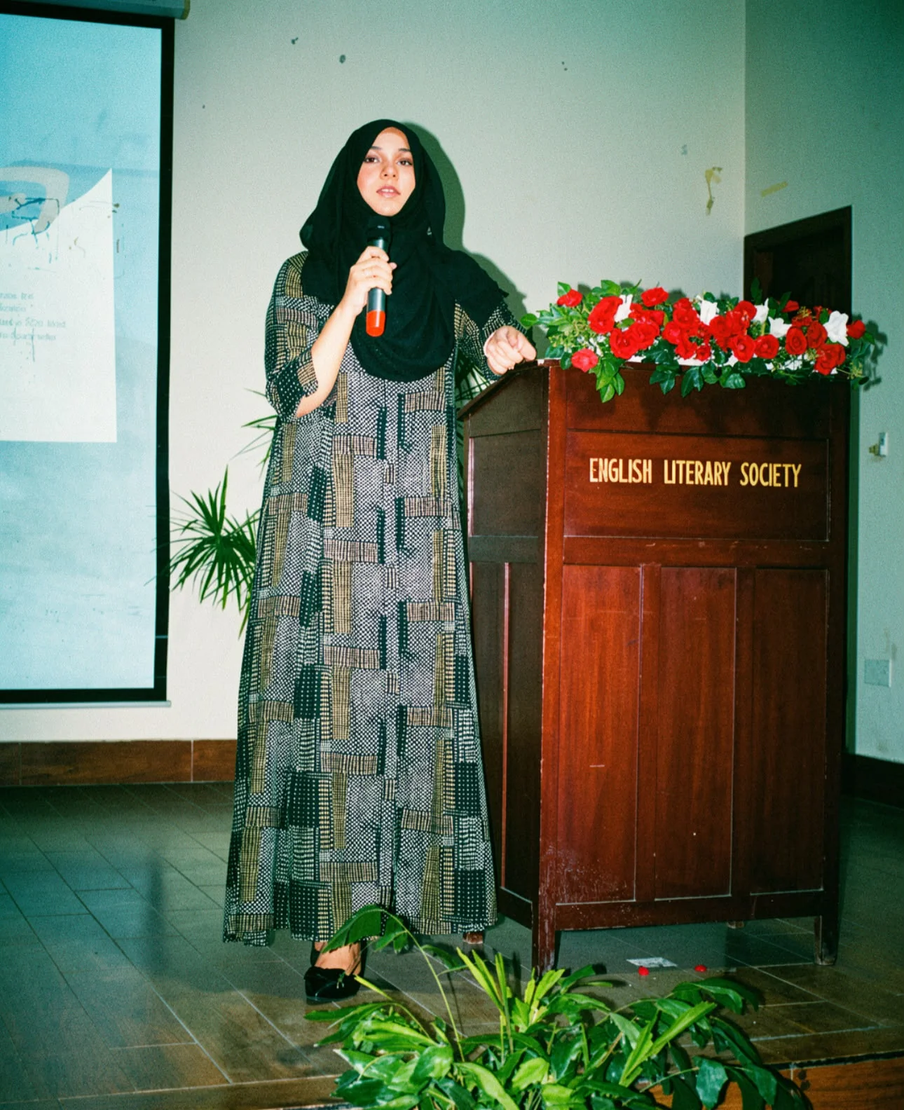 Zeenat Mazhar — Founder & CEO of Skill Zone, speaking at a keynote